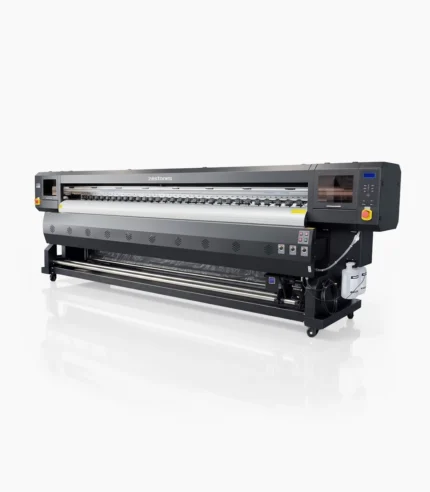 320 cm UV rulodan ruloya baskı makinesi ile geniş format endüstriyel baskı uygulaması